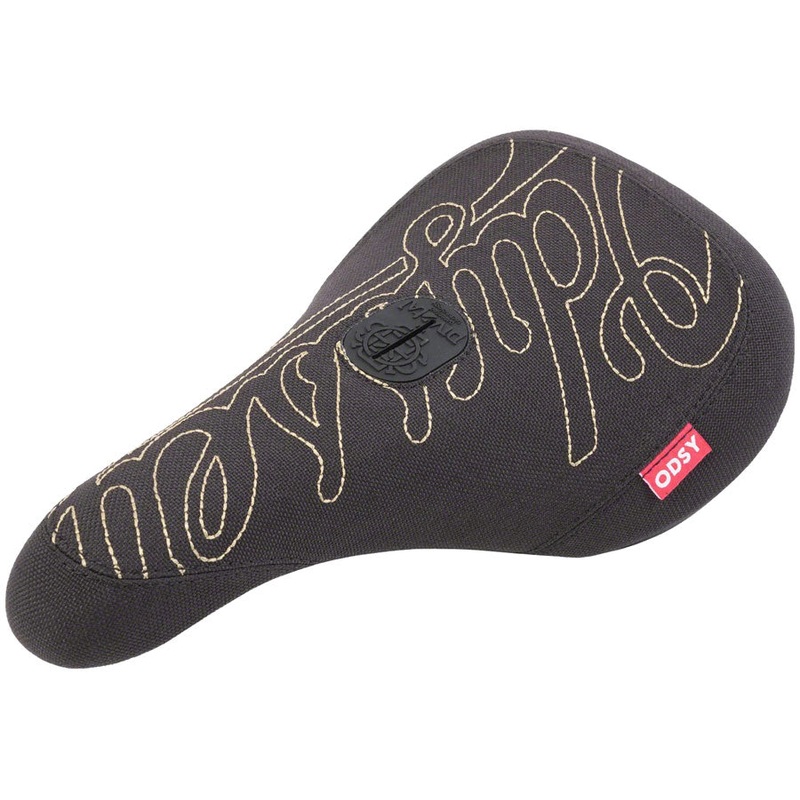 Big Stitch BMX Seat – Pivotal Black/Gold Slim