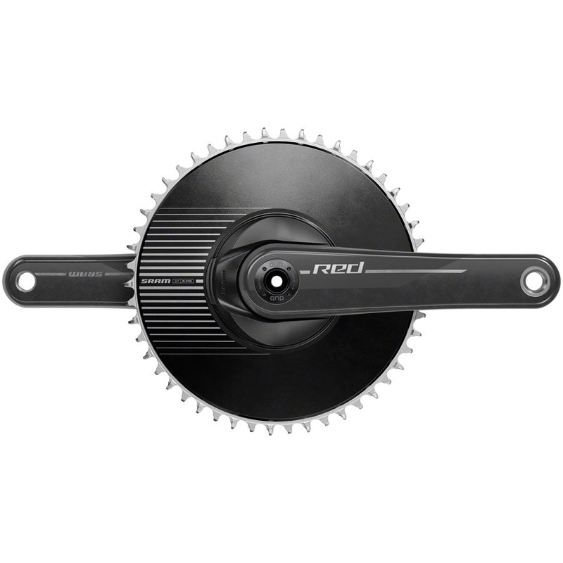 SRAM RED 1 Crankset – 170mm, 12-Speed, 50t Aero Chainring, 8-Bolt Direct Mount, DUB Spindle Interface, Natural Carbon,