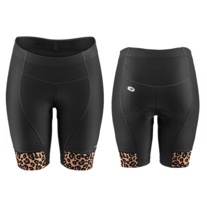 Sugoi Evolution Print Lycra Short – Womens – Black-Leopard
