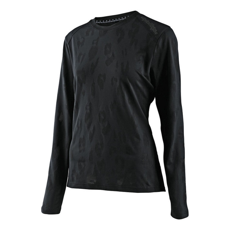Troy Lee Designs Lilium Long Sleeve MTB Jersey – Womens – Jacquard – Black
