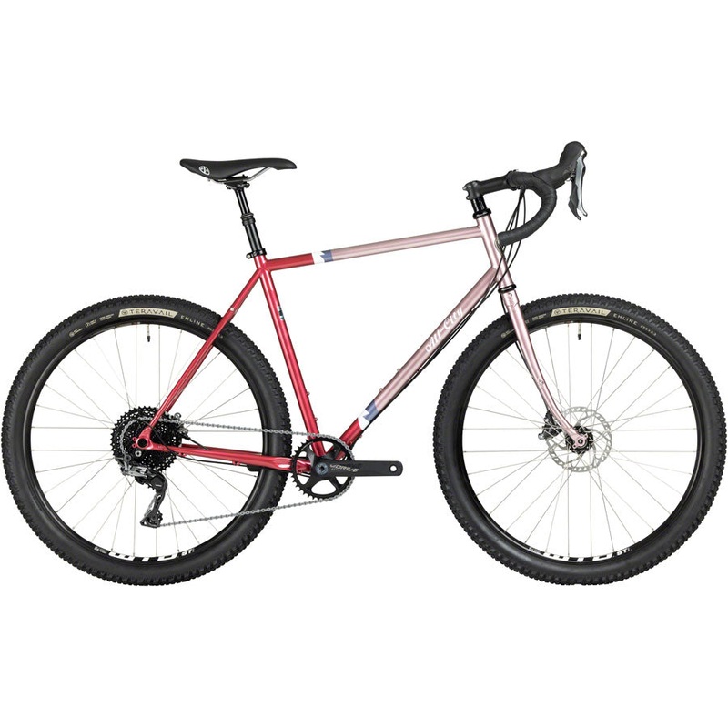 All-City Gorilla Monsoon Bike – 650b, Steel, GRX, Hotberry Rhubarb, 55cm