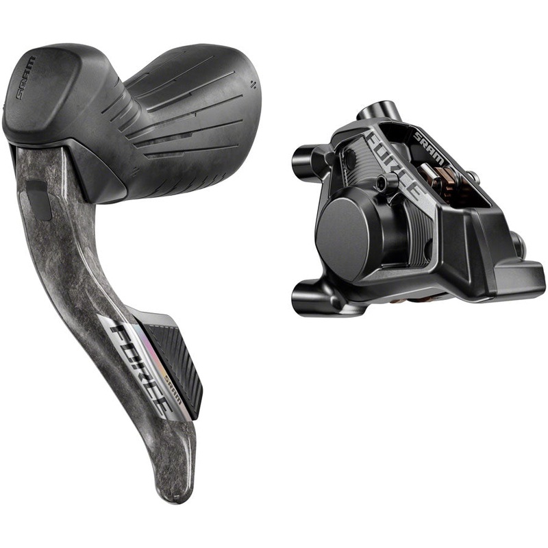 SRAM Force eTap AXS HRD Shift/Brake Lever and Hydraulic Disc Caliper – Left/Front, Flat Mount 20mm Offset, 950mm Hose,