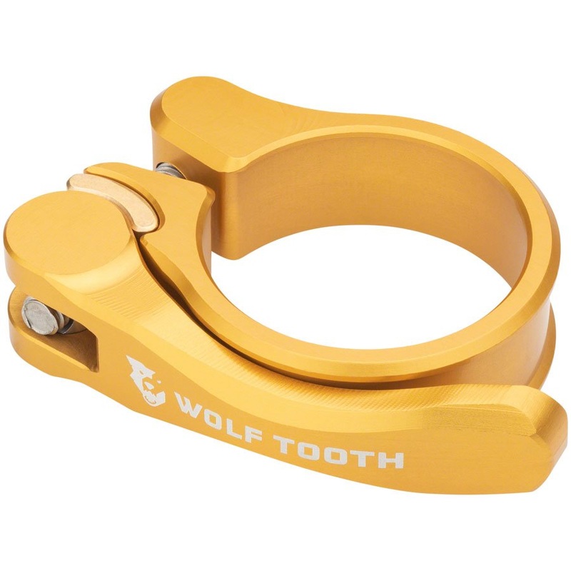 Wolf Tooth Components Quick Release Seatpost Clamp – 29.8mm Gold