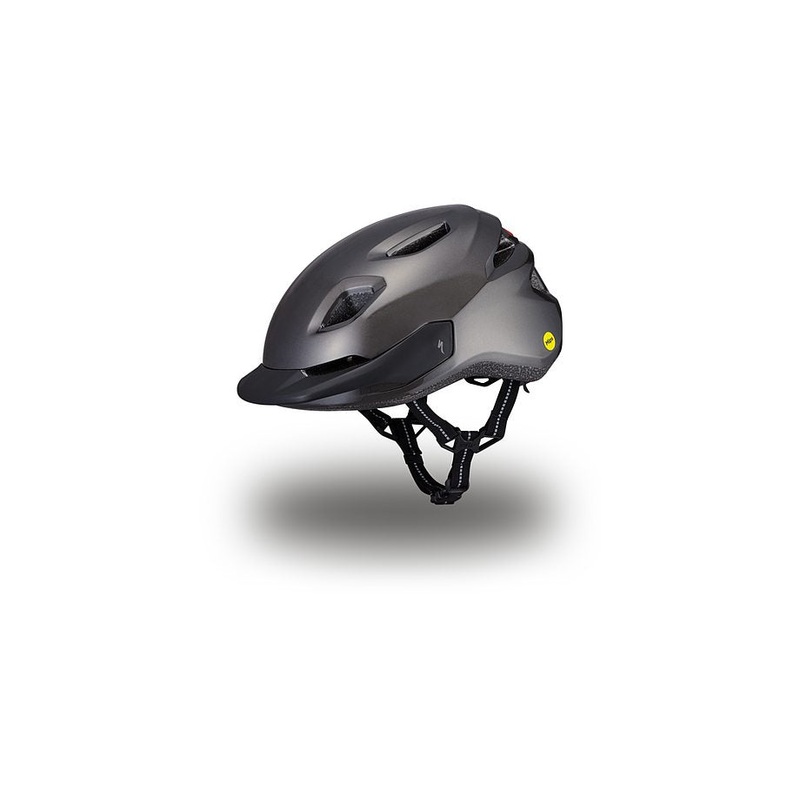Specialized shuffle 2 led helmet smoke chld