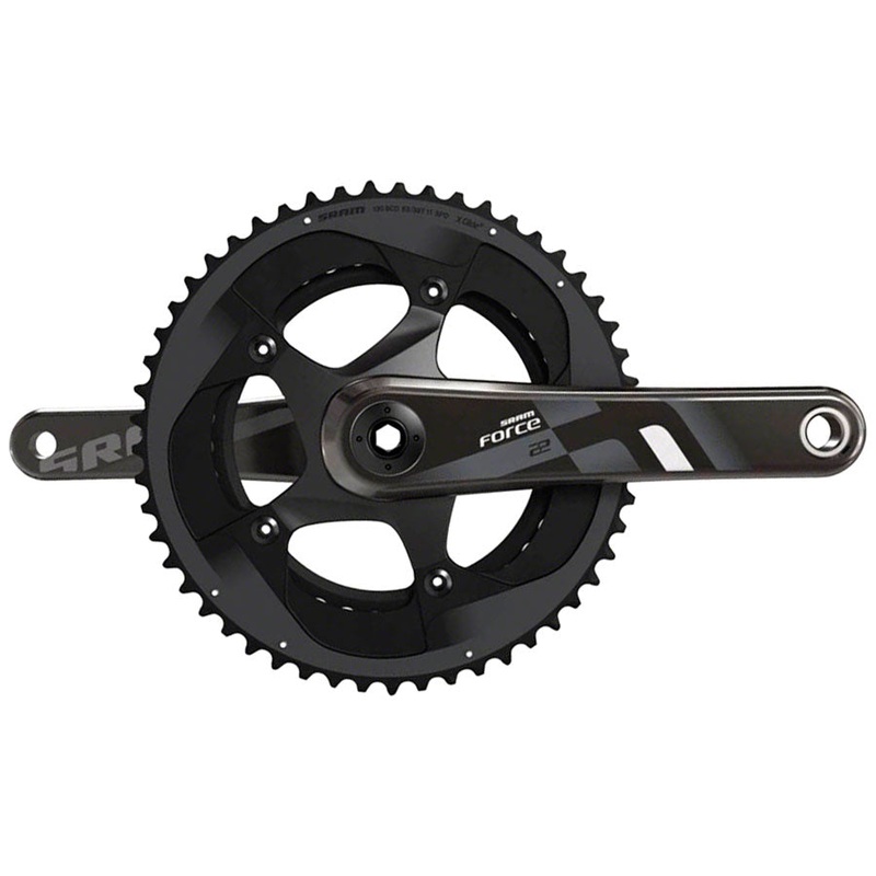 SRAM Force 22 Crankset – 172.5mm, 11-Speed, 53/39t, 130 BCD, GXP Spindle Interface, Black