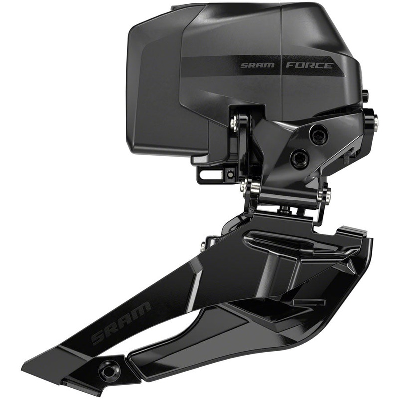 SRAM Force AXS Wide eTap Front Derailleur – 2×12-Speed, Braze-On, (Battery Not Included), Iridescent Gray, D2