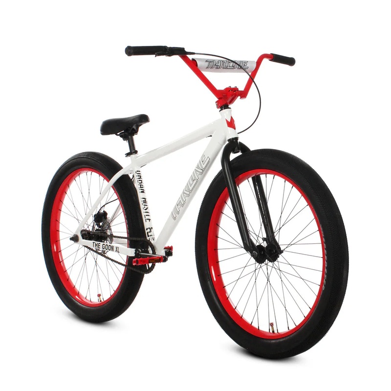 NEW THRONE GOON XL 27.5″ COMPLETE BIKE WHITE SAVAGE (EAST COAST)