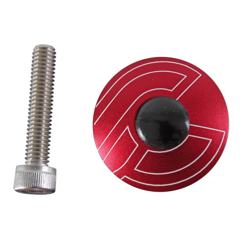 Top Cap Kit  1-1/8″ Alloy Steerers Red