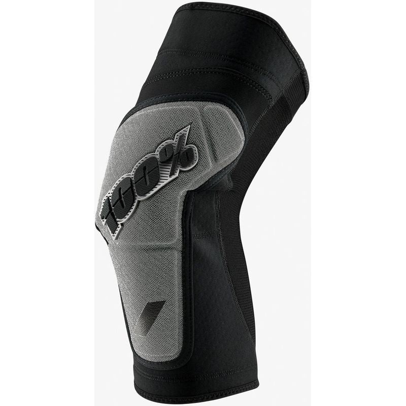 100% Ridecamp Knee Guards – Black/Gray Medium