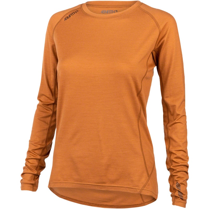 45NRTH Grunnur Wool Base Layer – Womens Cedar Sunrise Small