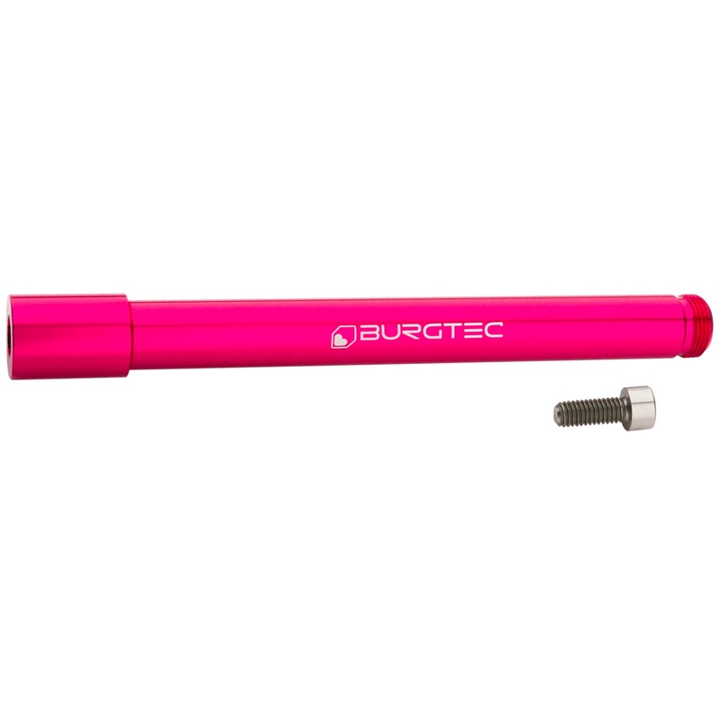 Burgtec hlins Boost Fork Axle Toxic Barbie Pink