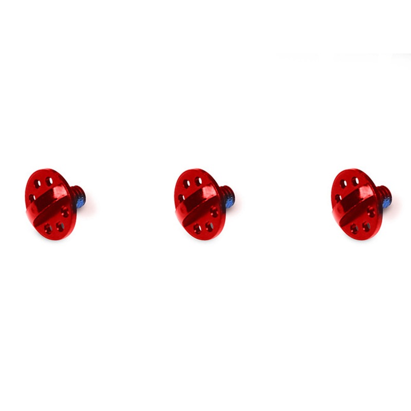 Troy Lee Designs A1/A2 Helmet Visor Screws – 3 Pack – Red