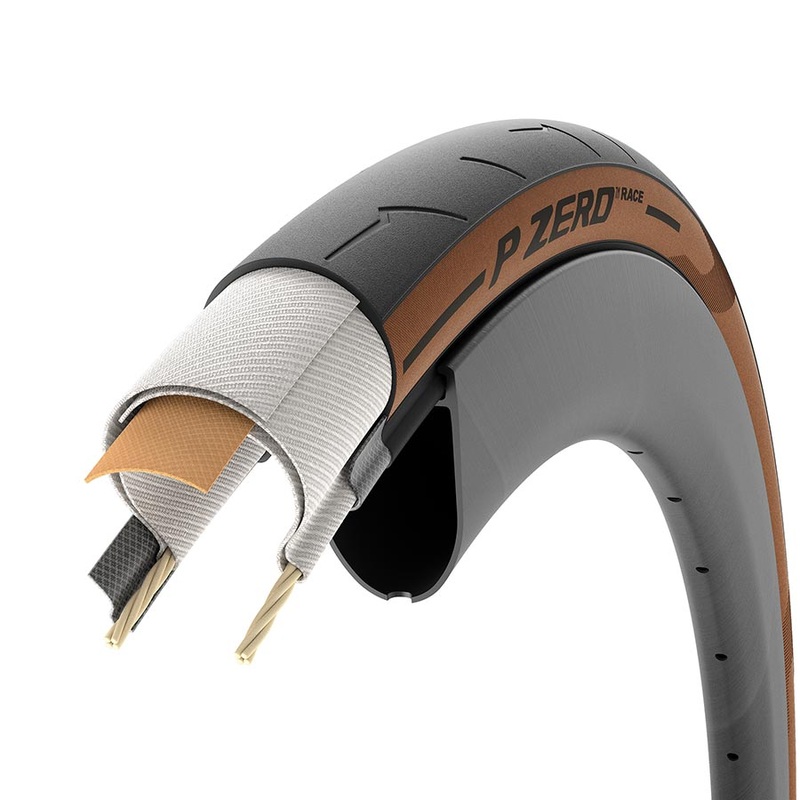 Pirelli P ZERO Race Tire – 700 x 28 Clincher Folding Classic Tan