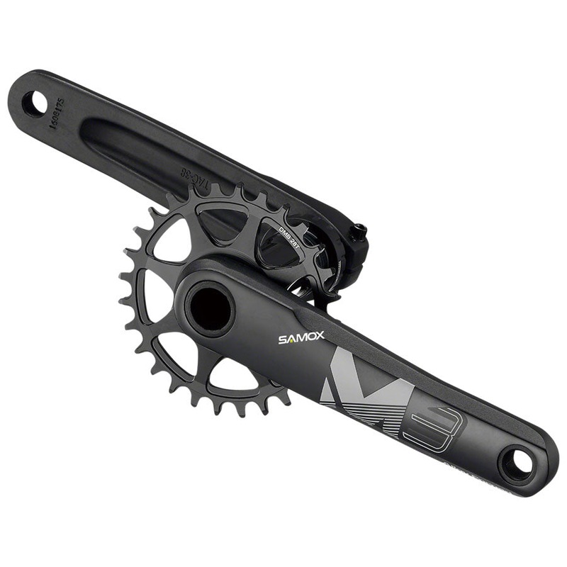 Samox M3 Crankset – 170mm 10-12 Speed 32t 3-Bolt Direct Mount 24mm Spindle BLK