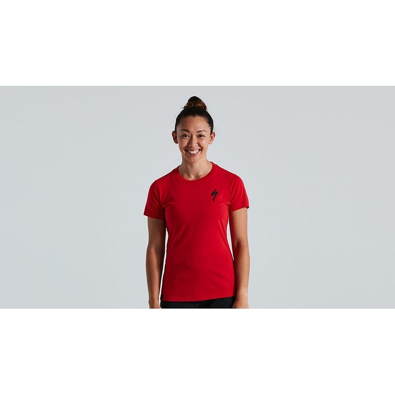 Specialized s-logo tee ss wmn flo red xxl