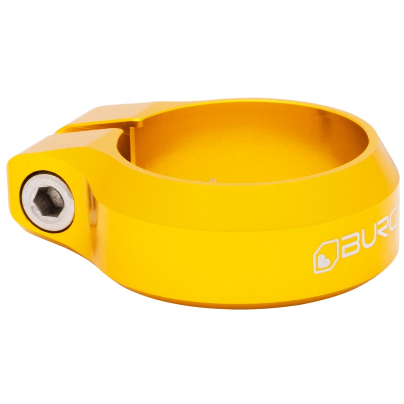 Burgtec Seat Clamp – 34.9mm Diameter – Burgtec Bullion Gold