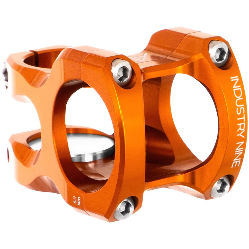 Industry Nine A35 Stem – 40mm 35 Clamp +/-8 1 1/8″ Aluminum Orange