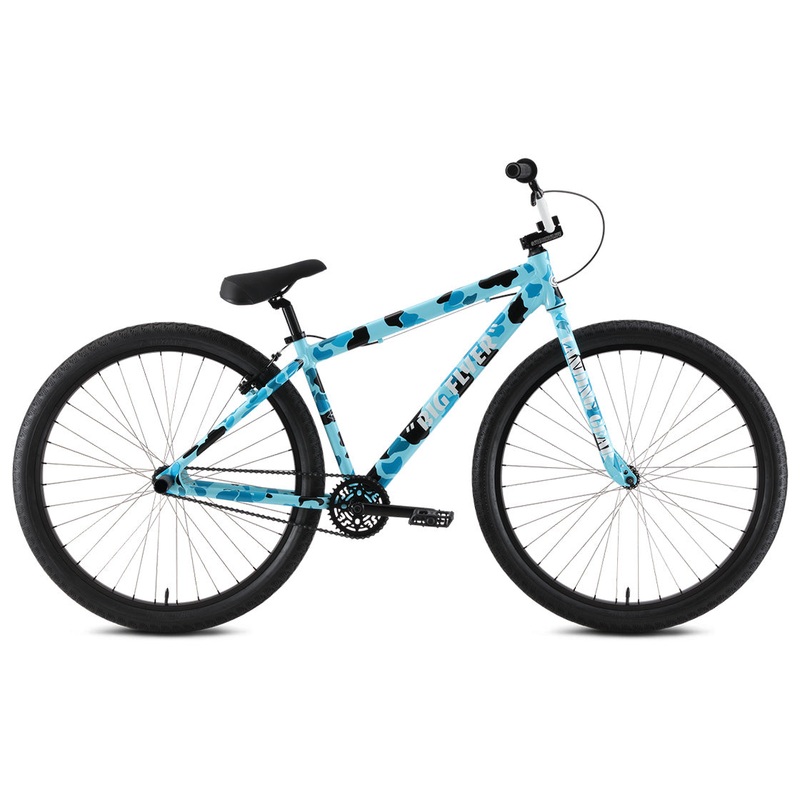 SE Bikes Big Flyer 29″ BMX Freestyle Bike-Light Blue Camo