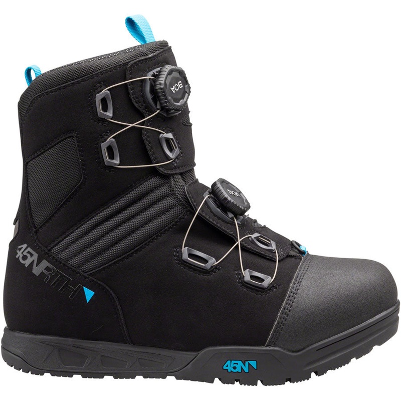 45NRTH Wolfgar Cycling Boot – Black/Blue Size 41