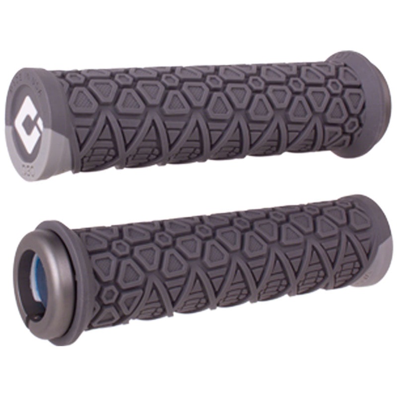 ODI Vanquish Grips – Graphite/Gray, Lock-On