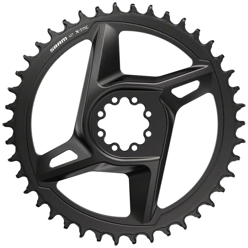 SRAM X-Sync Road Chainring 38t Direct Mount 12-Speed Aluminum Black For Rival