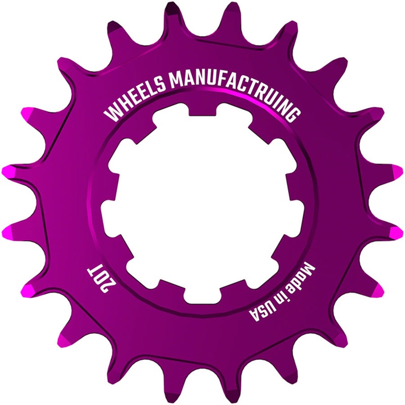 Wheels Manufacturing SOLO-SPEED Cog – 20t Fits SOLO-SPLINE SOLO-XD kits Purple