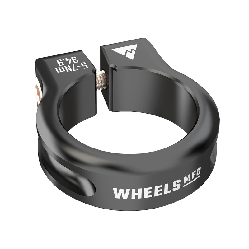 Wheels Mfg Bolt-On Seatpost Collar 34.9mm Black