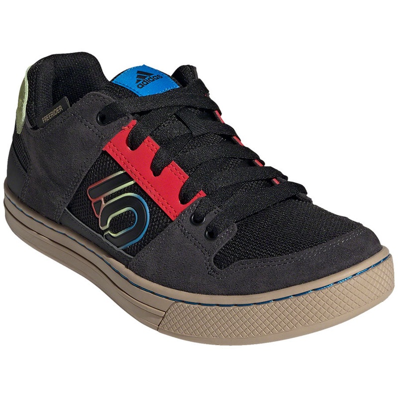 Five Ten Freerider Flat Shoes – Mens Core Black/Carbon/Pulse Lime 12