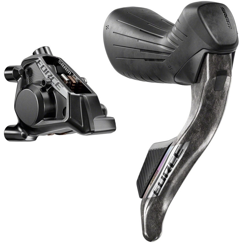 SRAM Force eTap AXS HRD Shift/Brake Lever and Hydraulic Disc Caliper – Right/Rear, Flat Mount 20mm Offset, 1800mm Hose,