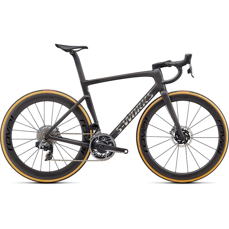 2022 Specialized tarmac sl7 S-Works etap bike satin carbon / spectraflair tint / gloss brushed chrome 54