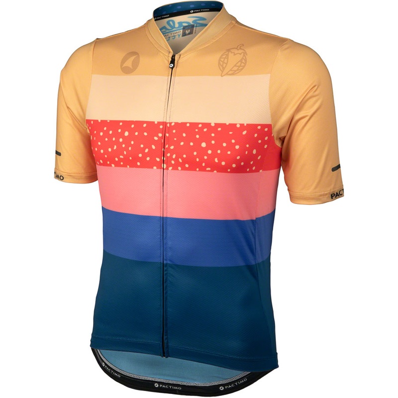 Team Polytone Mens Jersey – Goldenrod Dark Blue w/ Stripes X-Large