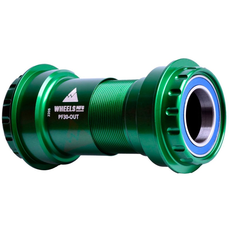 Wheels Mfg PF30 to Outboard BB 24mm Base Model Green