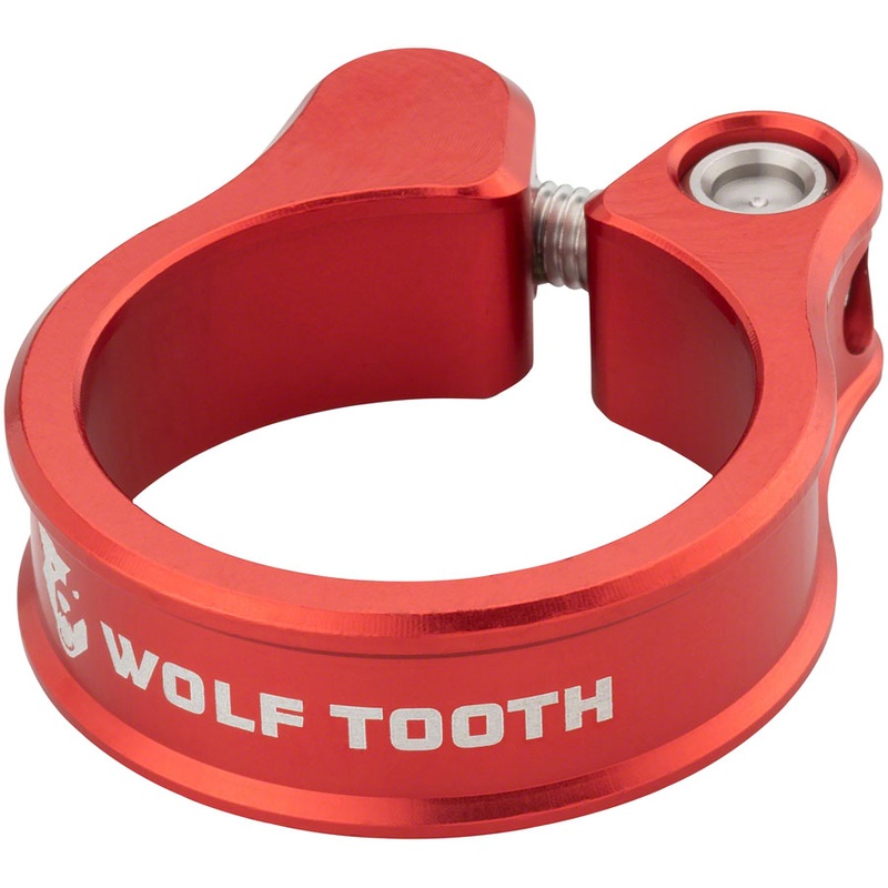 Wolf Tooth Seatpost Clamp 34.9mm Red