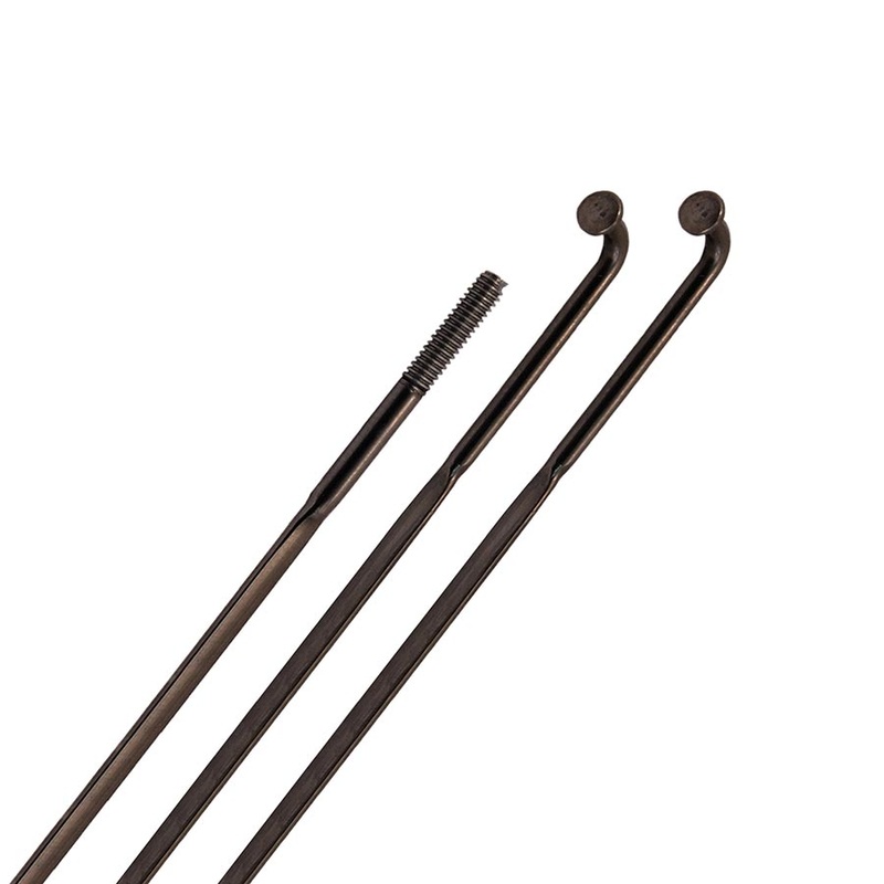 Zipp Sapim CX-Ray J-Bend Black Bicycle Spokes  Lightweight, High-Performance, Aero Design, Compatible with Sapim CX-Ray, 226-297mm Length, 3pcs