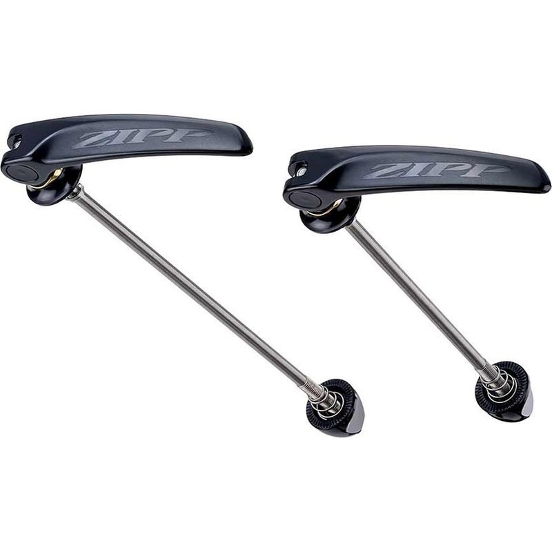 Zipp Tangente Quick Release Skewer Set – 100mm/130mm Titanium Black With Black Logo