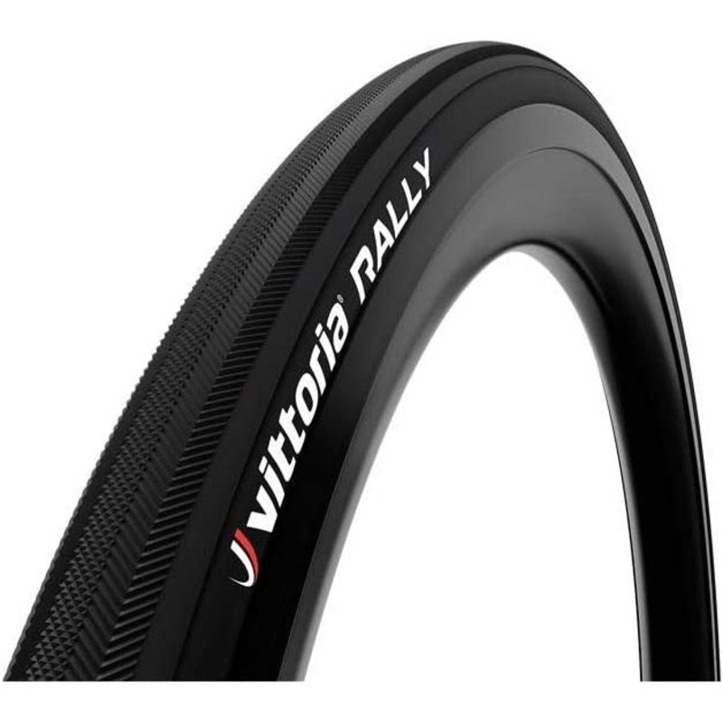 Vittoria Rally Tire – 700 x 25 Tubular Folding Black