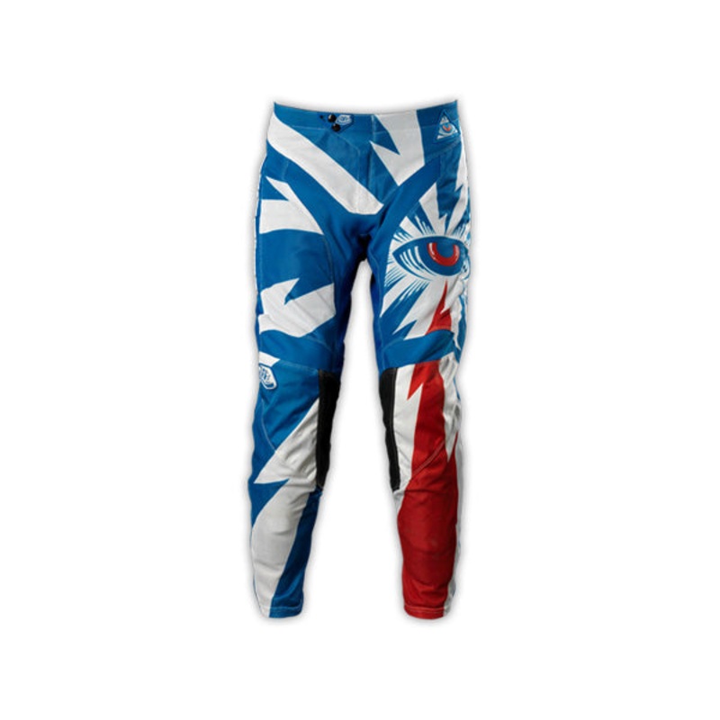 Troy Lee 2014 GP Air Race Pants-Cyclops Blue/White