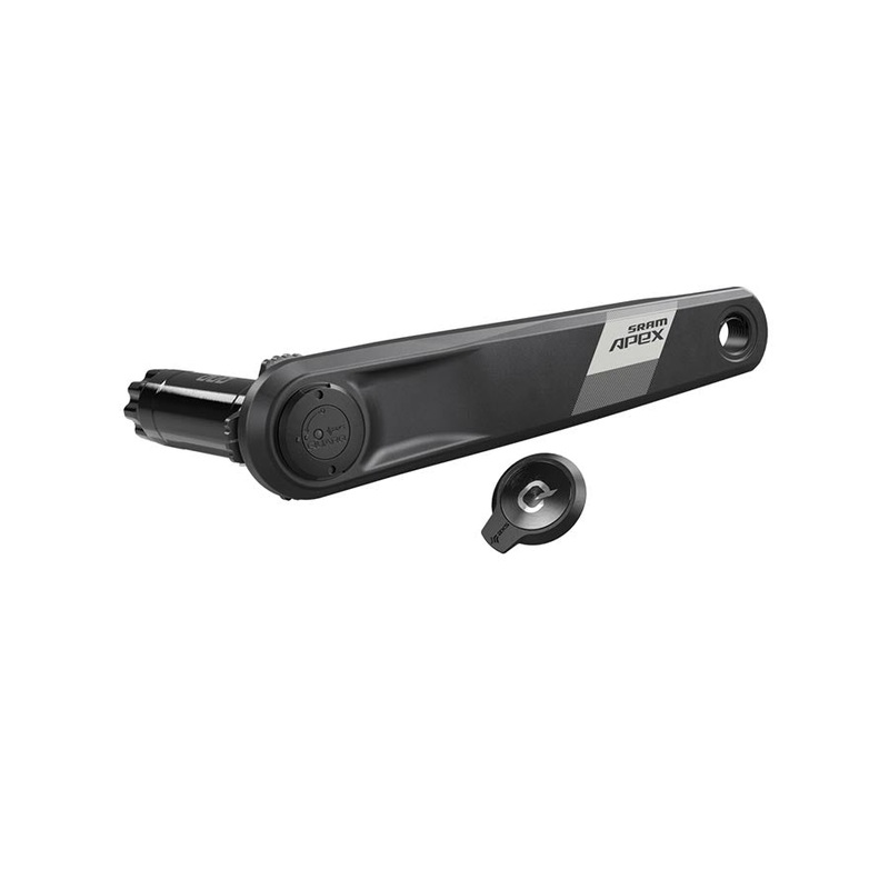 SRAM Apex AXS Wide Left Crank Arm Power Meter Spindle Assembly – 160mm 12-Speed DUB Spindle Interface BLK D1