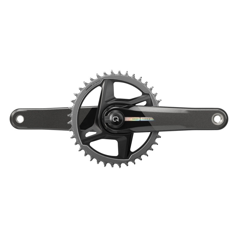 SRAM Force 1 AXS Wide Power Meter Crankset – 175mm 12-Speed 40t Direct Mount DUB Spindle Interface Iridescent Gray D2