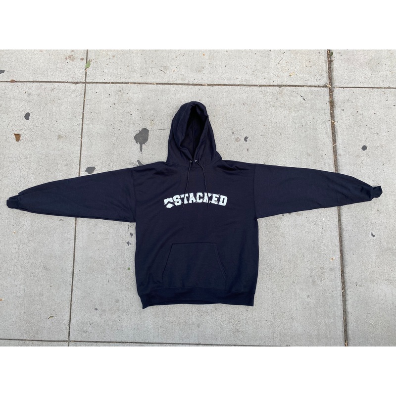Stacked Earthquake Pull over hoodie