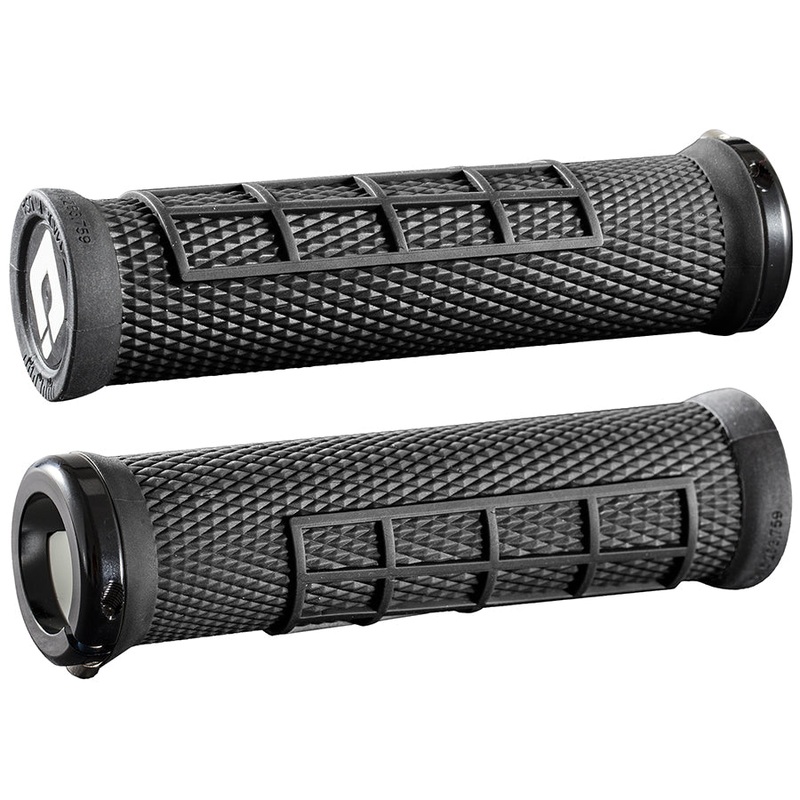 ODI Elite Flow Grips – Black Lock-On