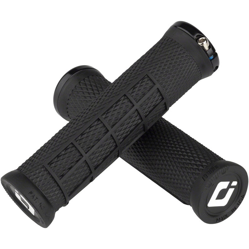 ODI Elite Flow Grips Black Lock-On Single Clamp Half Waffle Padding 130mm