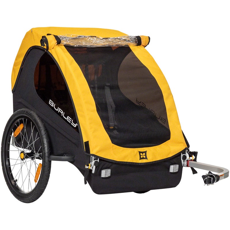Burley Bee Child Trailer – Double Yellow