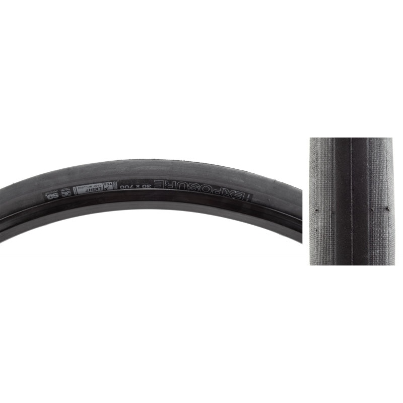 WTB Exposure Tire – 700 x 30 TCS Tubeless Folding BLK Light/Fast Rolling Dual DNA SG2
