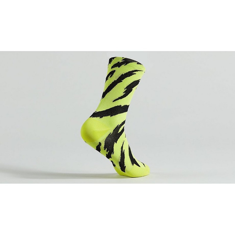 Specialized soft air tall sock hyper green lightning s