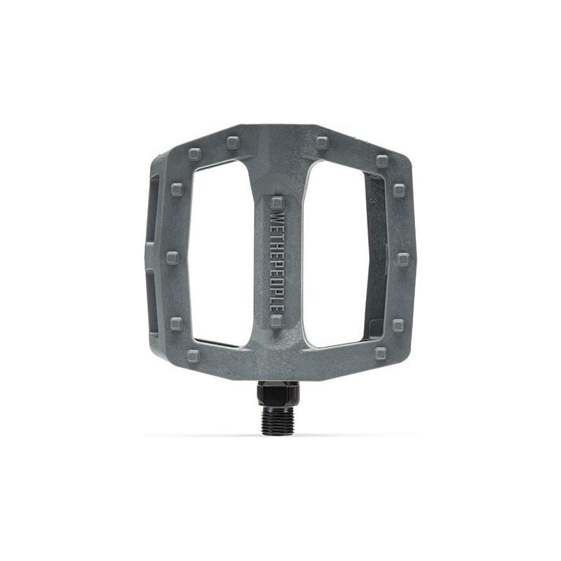 We The People, Logic, Platform Pedals, Body: Nylon, Spindle: Cr-Mo, 9/16”, Grey, Pair