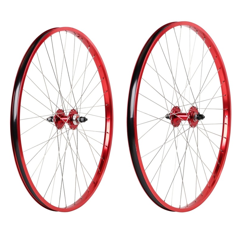 29″ Haro Legends  BMX Wheelset – Sealed – Double Wall – Red