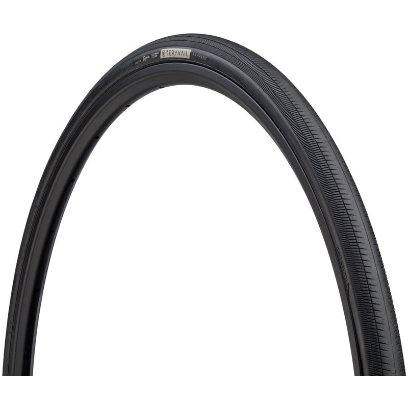 Teravail Rampart Tire – 700 x 28 Tubeless Folding BLK Light Supple Fast Compound