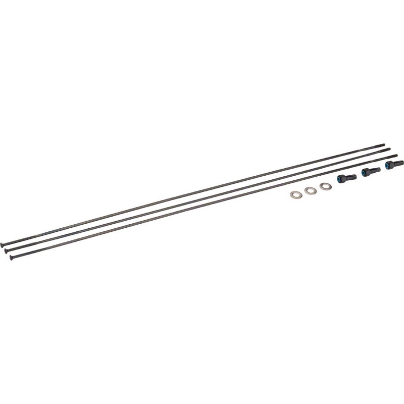 SRAM Spokes/Nipples/Washers 3-pack 298mm CX-Sprint Straight-Pull External BLK Roam 60 29″