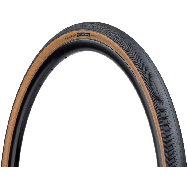 Teravail Rampart Tire – 700 x 38 Tubeless Folding Tan Light and Supple